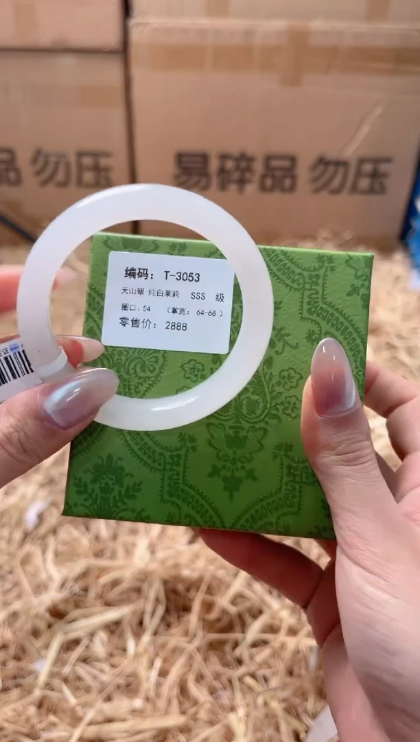 未镶嵌手镯石英质玉T-3053