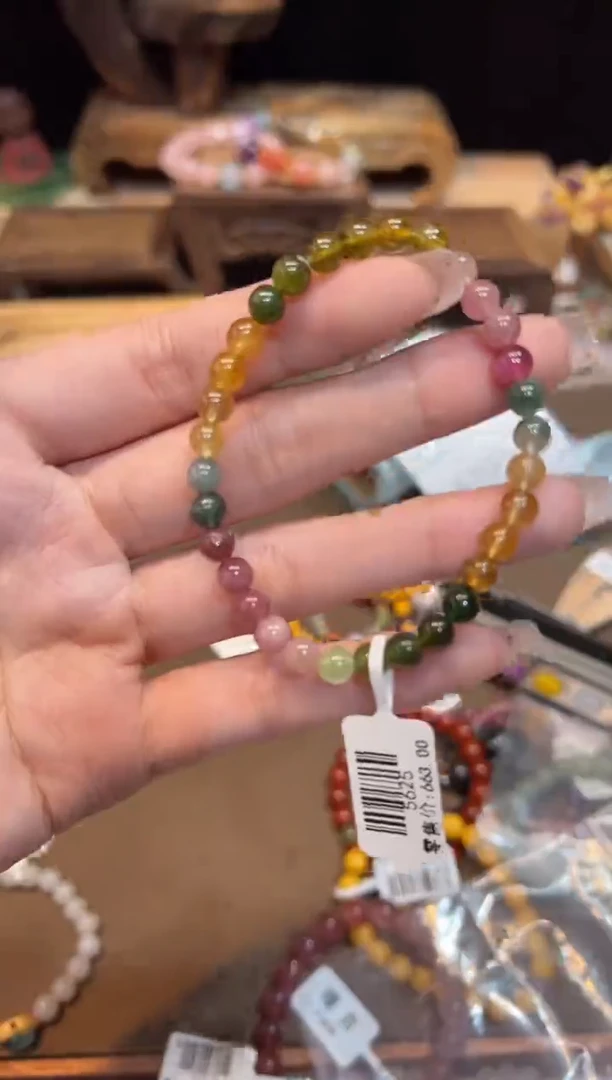 【闪购商品】碧玺手链未镶嵌手饰@@5625