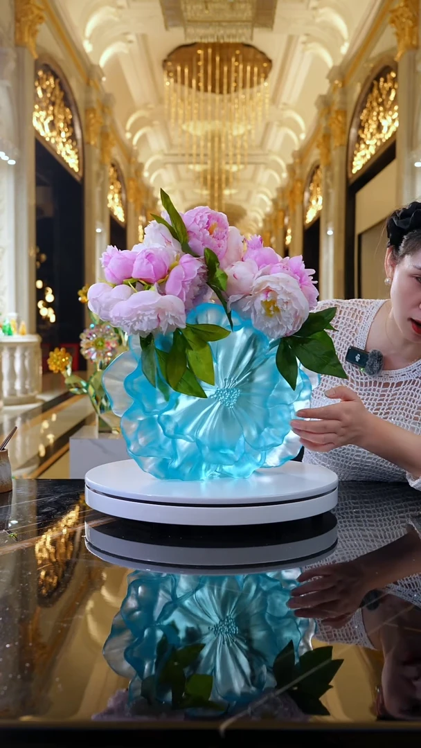 摆件AJ1210273山茶花花器