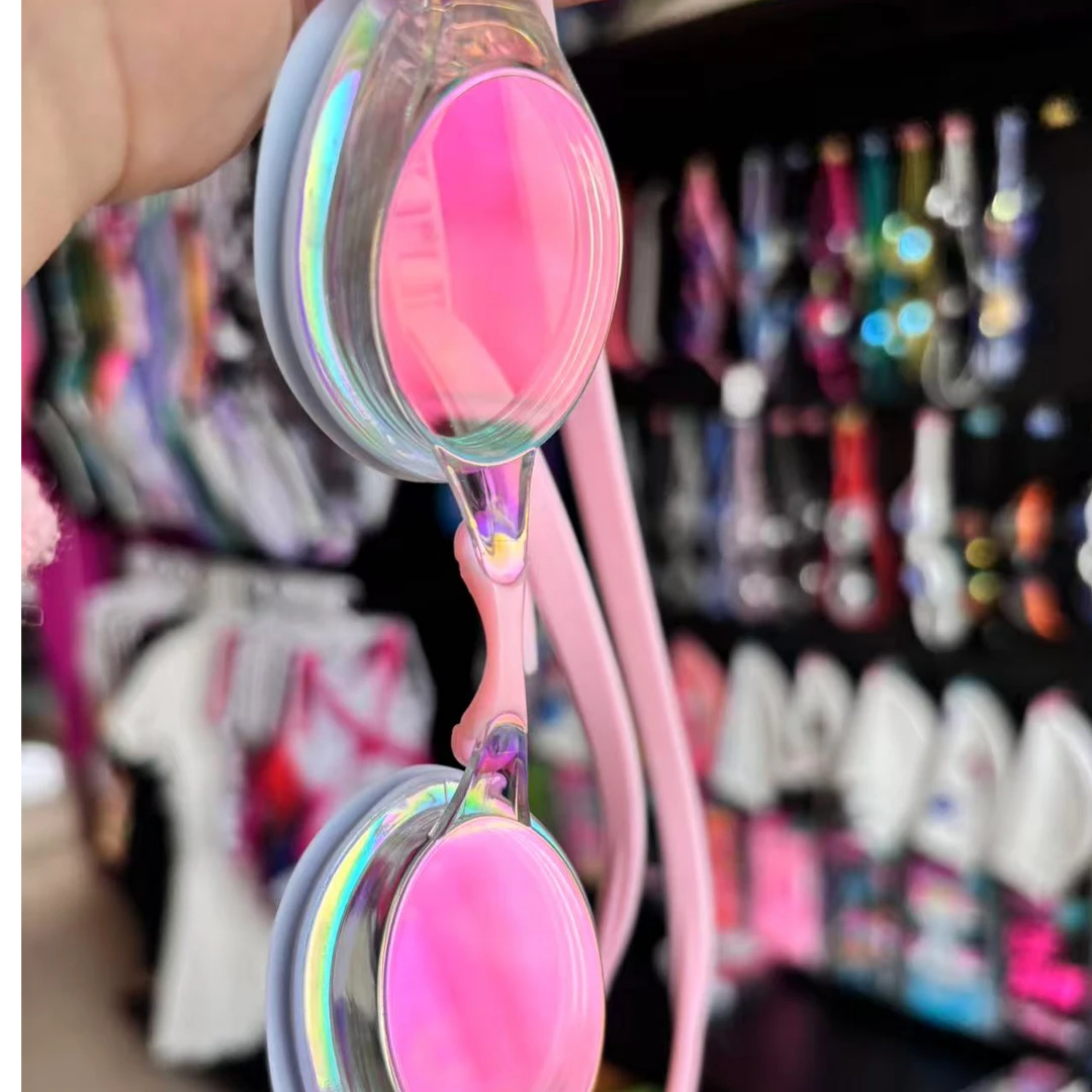 严选好物小框竞速防水防雾泳镜游泳高清电镀