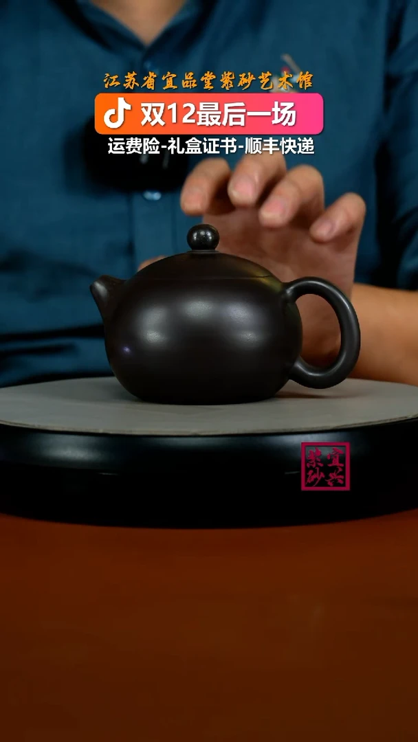 茶壶紫砂徐忠清赤龙血光素西施270CC