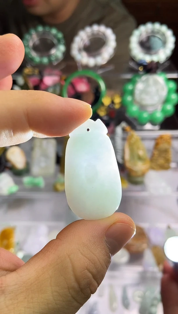 未镶嵌挂件翡翠福贝