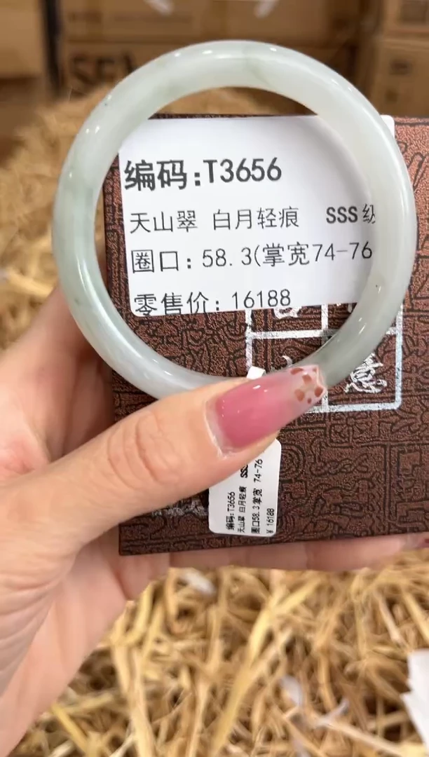 未镶嵌手镯石英质玉T3656