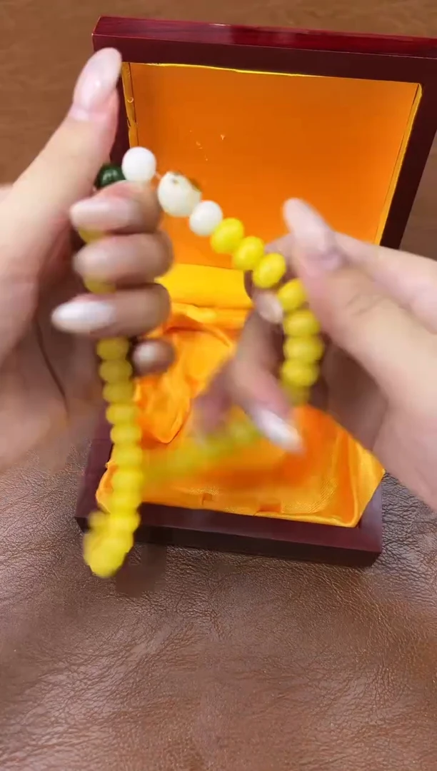 万家文玩阁黄玉菩提链接@@L007