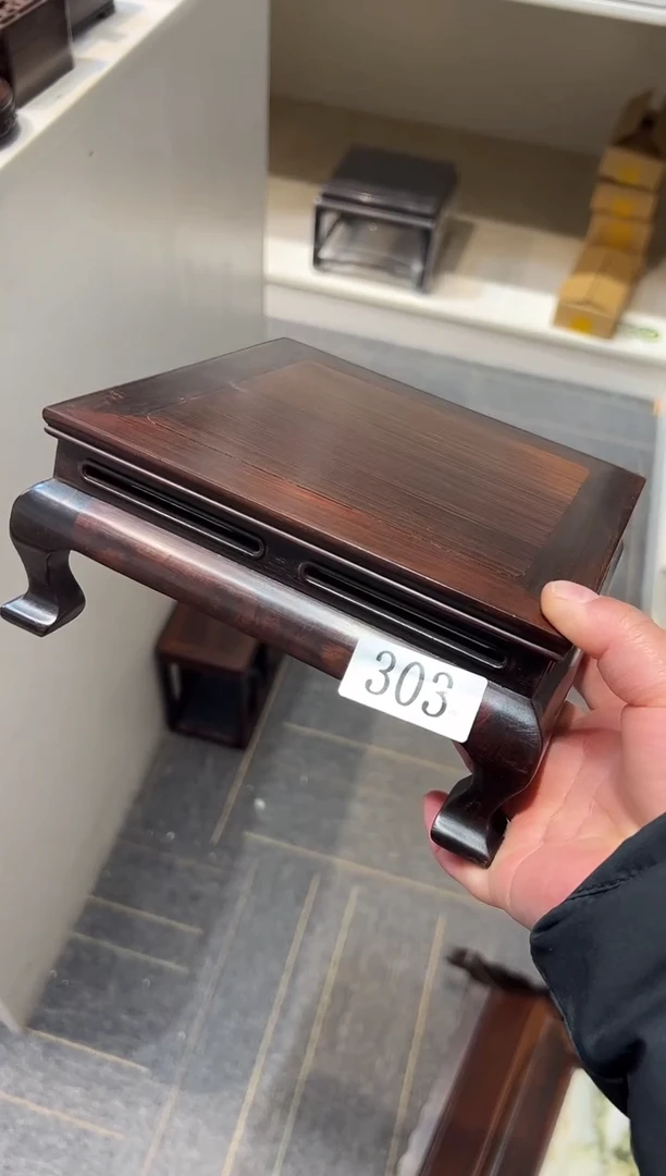 【闪购商品】红酸枝木类端景台工艺品底座