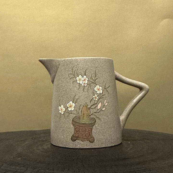 【古月壶来】LT933芝麻段“百卉”公道杯