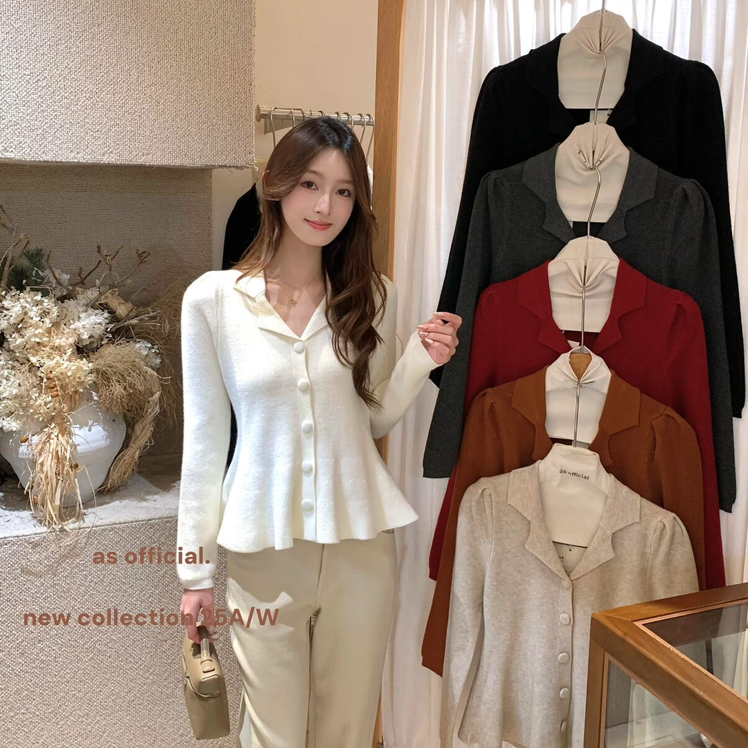 秋冬季新款甜辣妹修身显瘦内搭打底毛衣小香风气质减龄长袖针织衫