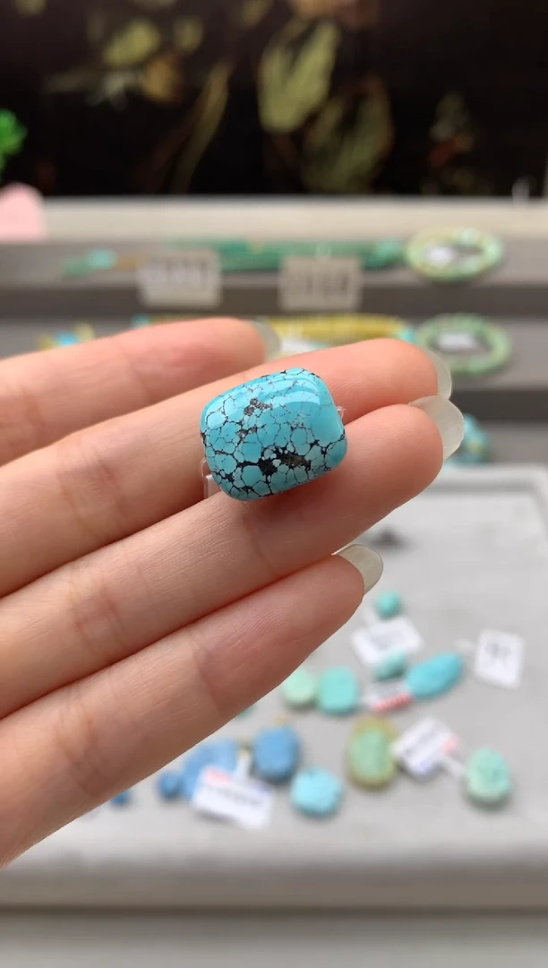 未镶嵌绿松石单珠R59