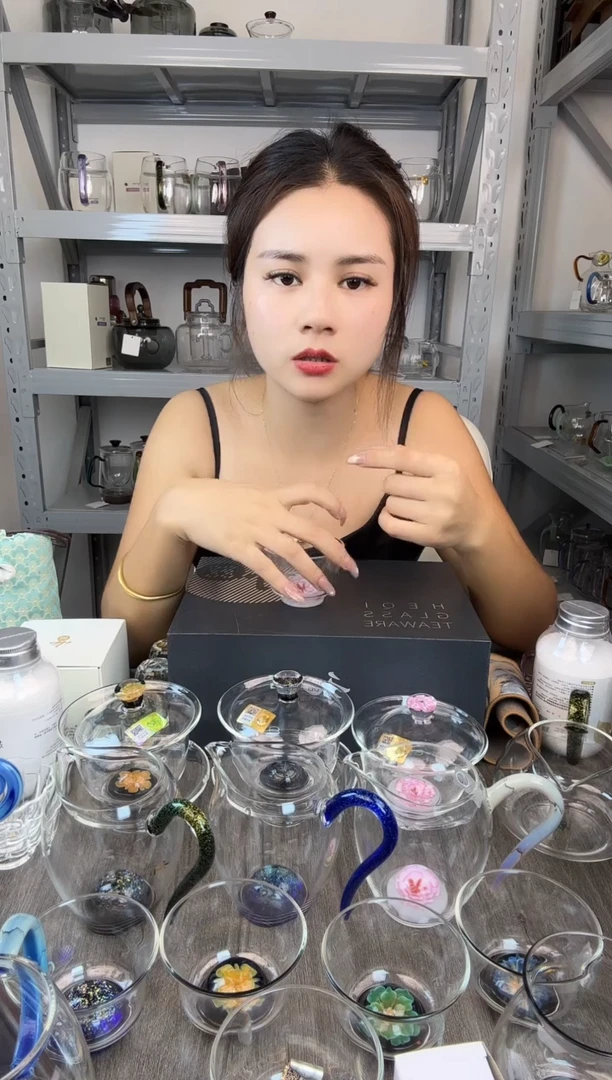 水晶玻璃无盖款ꩵ****꧉禾器  棠韵主人杯 普通盒