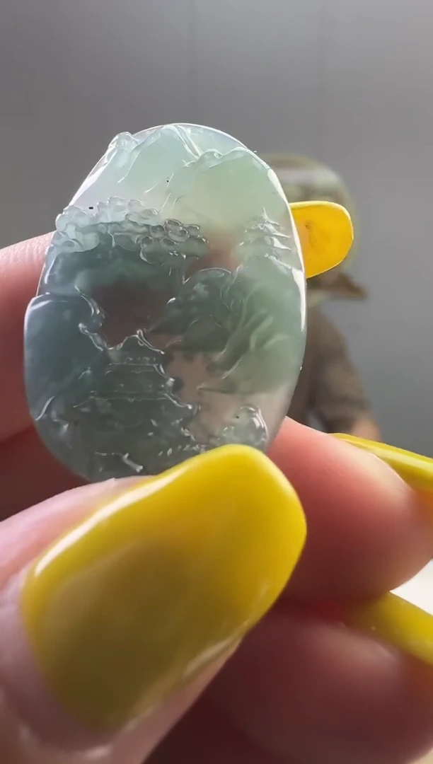 颈饰未镶嵌翡翠天然A货翡翠  多样性随机发其一