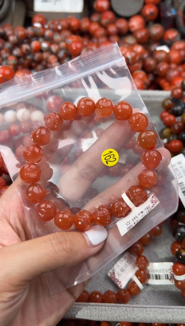 未镶嵌手串南红玛瑙11+