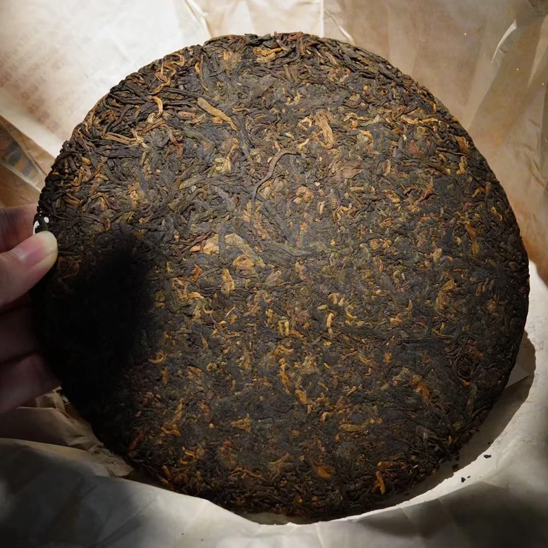 周掌柜 2016年易武高杆普洱熟茶饼茶357g