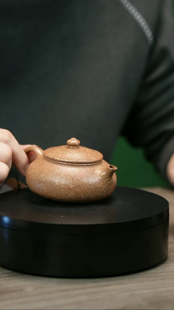 茶壶紫砂平****校H2370段泥粗砂寒江