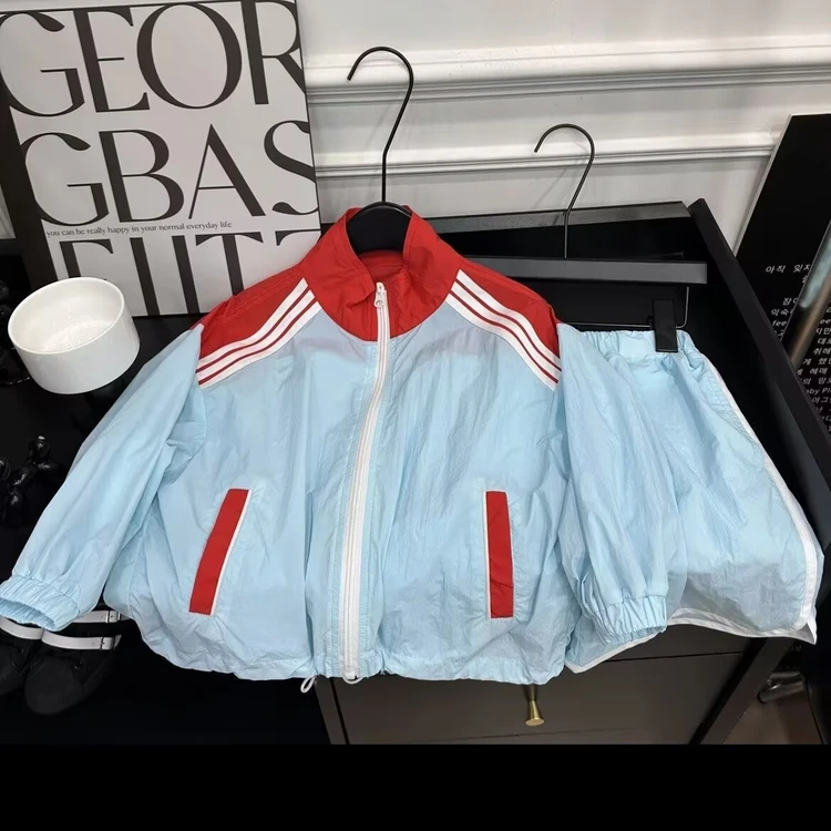 2025新款春秋儿童时尚运动外套男女童休闲百搭棒球服潮款