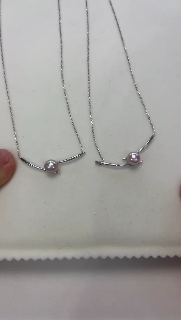 淡水珍珠银S925镶嵌颈饰彩吊坠多样性发一件