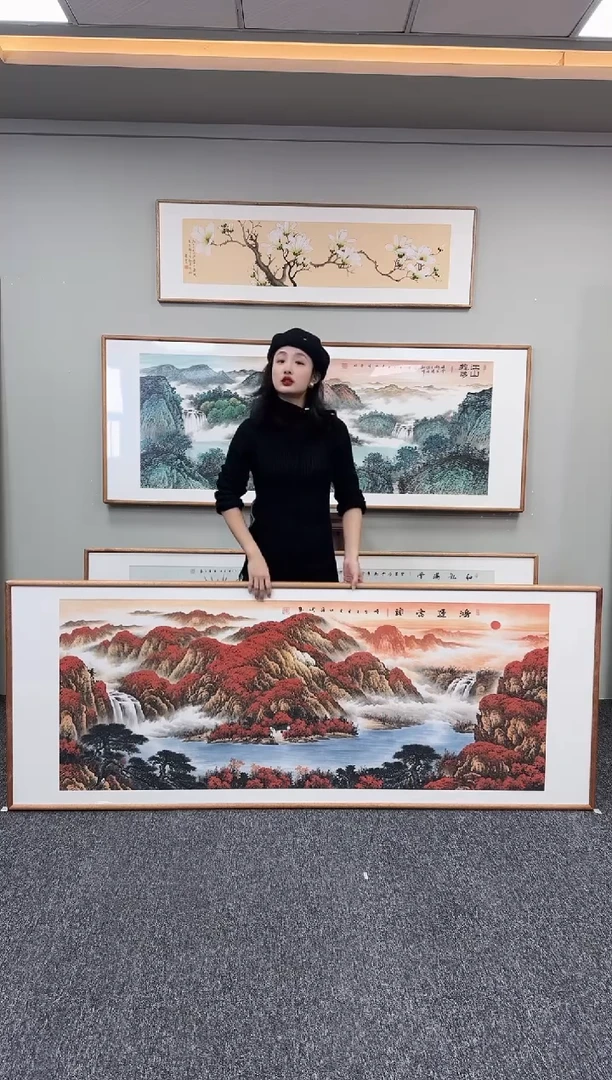 国画鸿运当头210*80