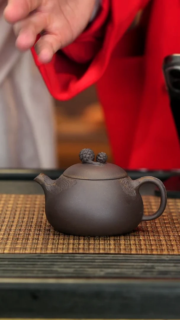 【闪购商品】紫砂茶壶XS12豆蔻松果 甲子泥