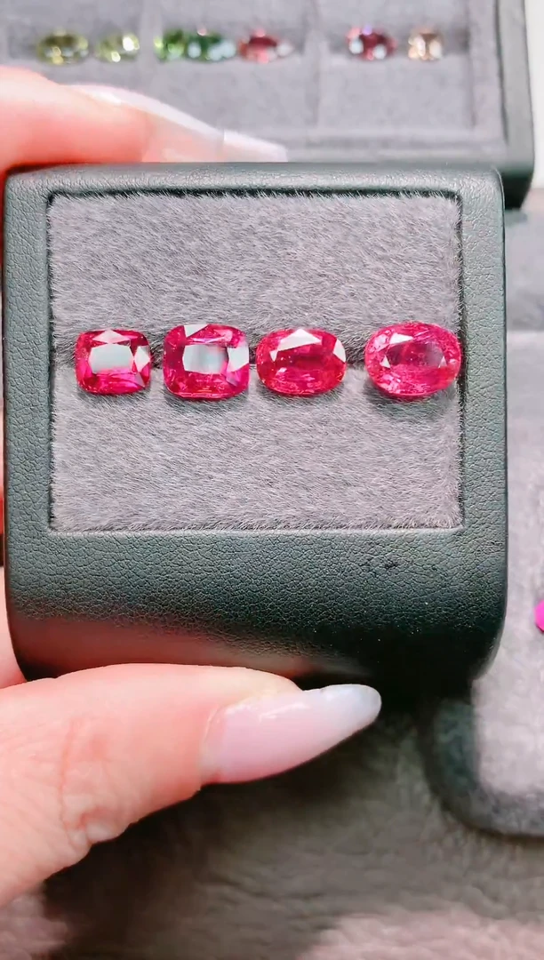 未镶嵌珠宝半成品碧玺天然卢比莱裸石