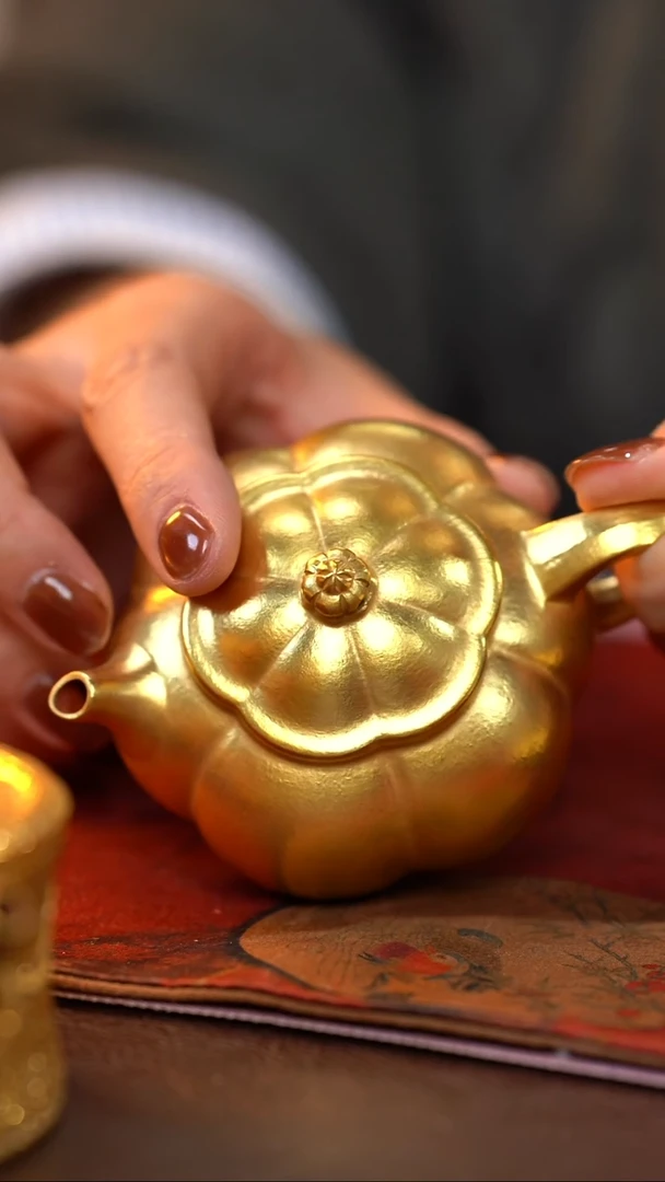 茶杯紫砂【宜景窑系列】金壶