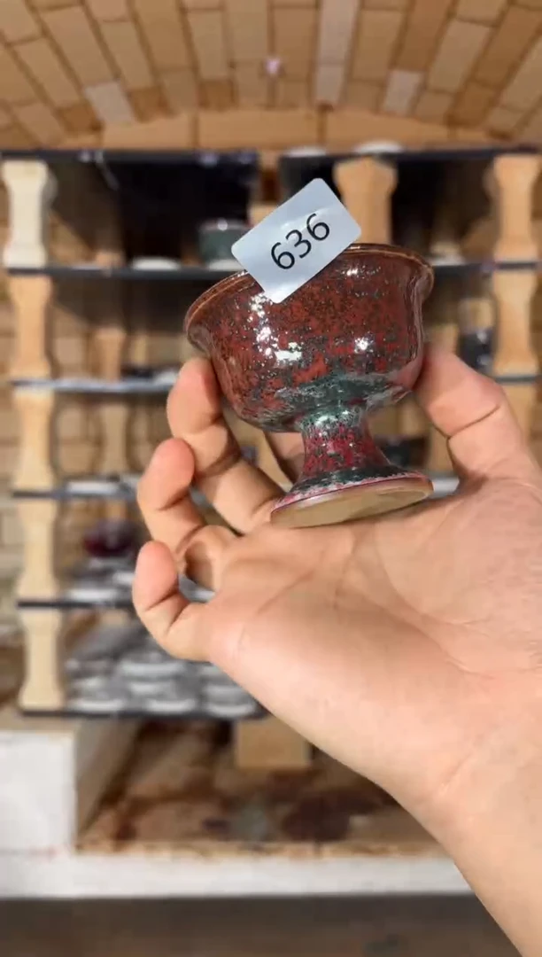 摆件精品窑变钧瓷茶器