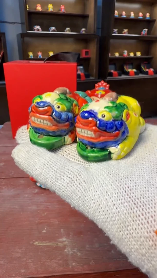 陶瓷貔貅两个一对11