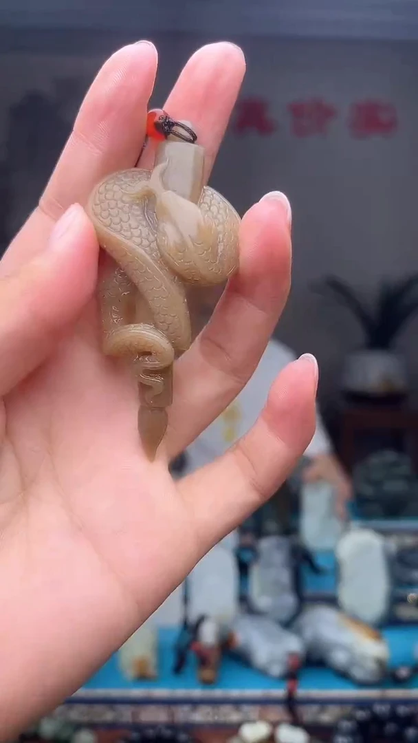 和田玉未镶嵌挂件1