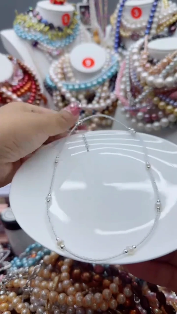 淡水珍珠未镶嵌颈饰1
