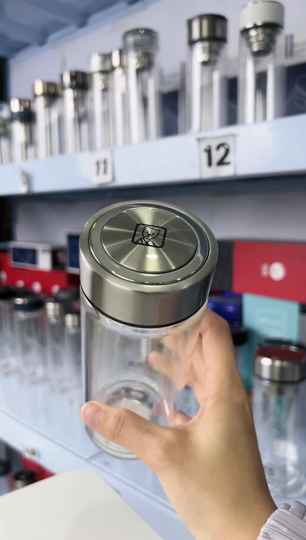 【闪购商品】茶杯单层高档400ml玻璃杯