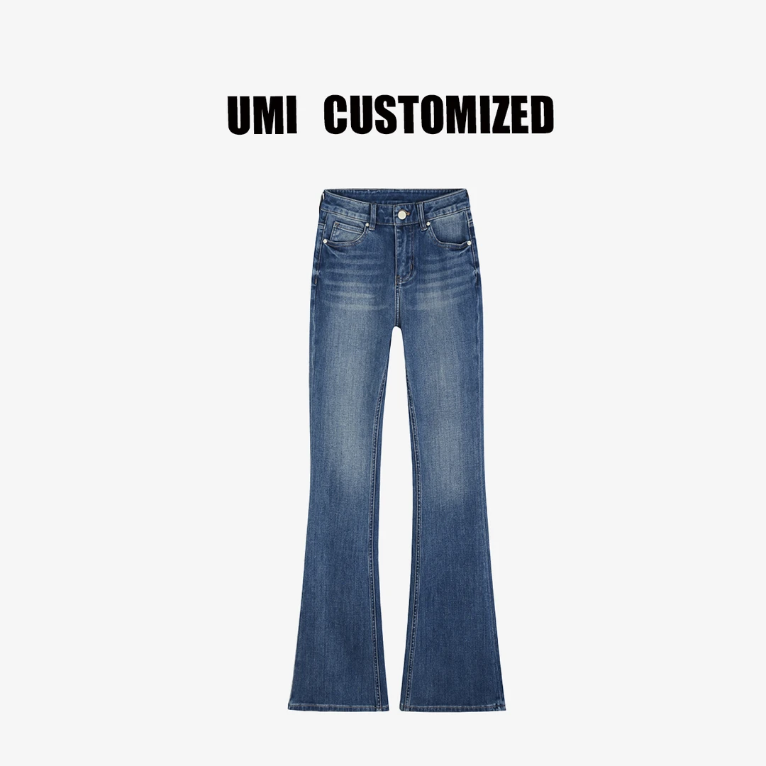 【UMI.】2025【蚂蚁腰】秋冬款经典百搭紧身修身微喇牛仔裤#U8072