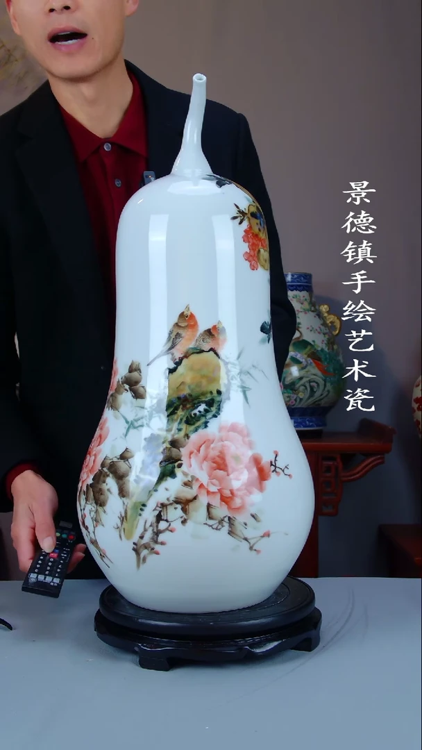 摆件陶瓷景德镇手工手绘陶瓷摆件46