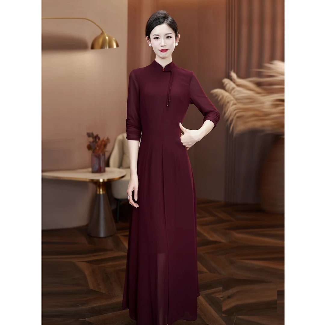 2025春季新款爆款连衣裙修身显瘦高级感出游大摆长裙气质洋气裙子