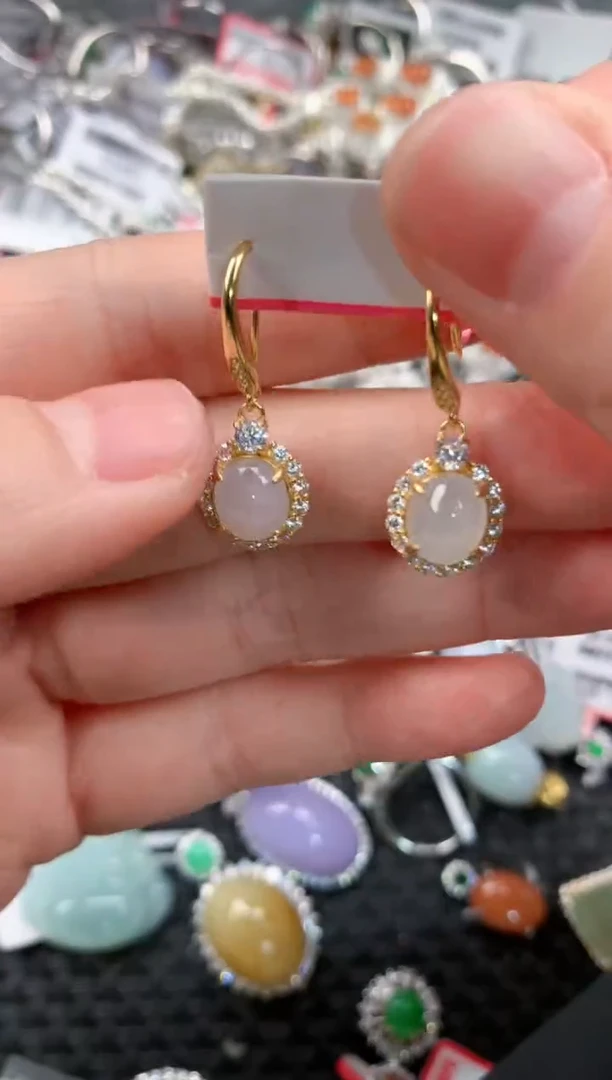 银S925镶嵌戒指翡翠999---2