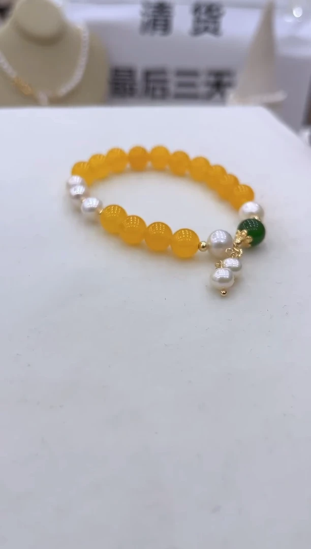 淡水珍珠银S925镶嵌颈饰SL4138