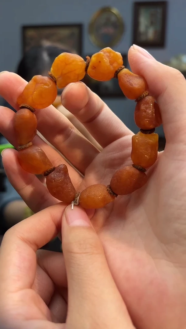 手串琥珀未镶嵌手串