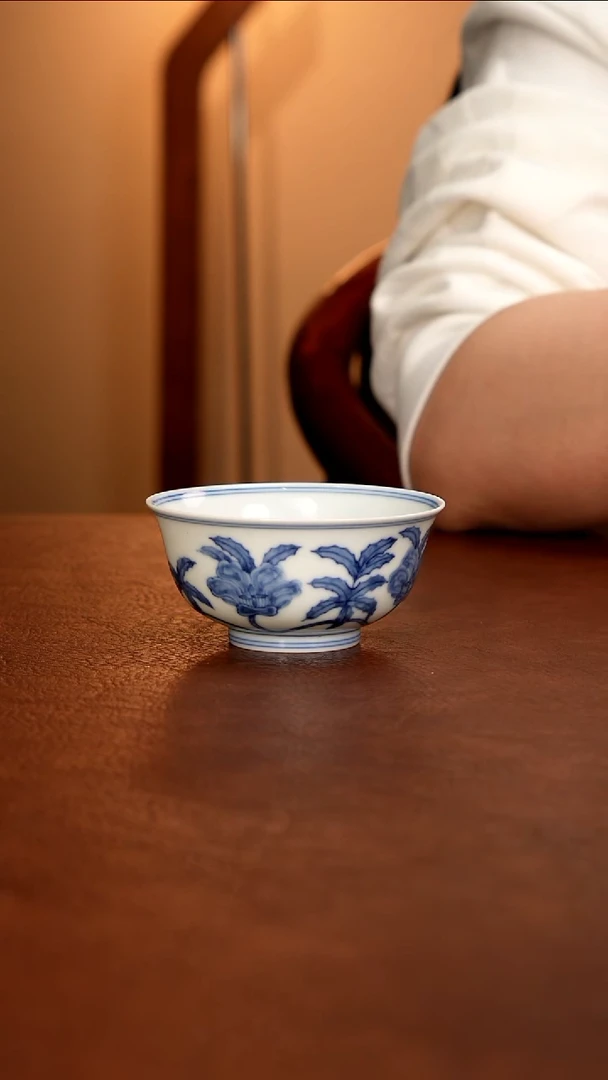 景德镇瓷器，青花瓷手绘茶具~