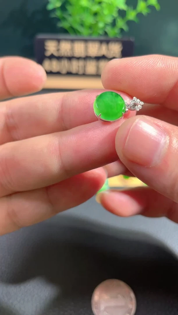 【闪购商品】翡翠颈饰18K金镶嵌翡翠