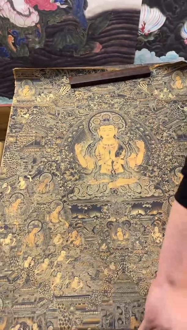 卷轴画刘洋画院老六专属AA122