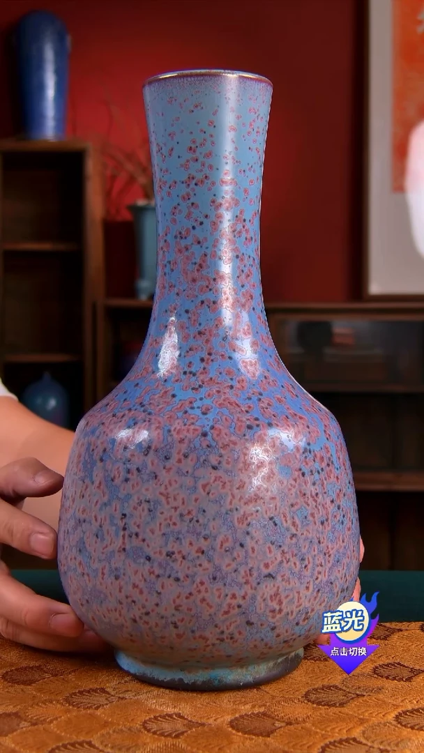 网****道鸡窝窑-孤品级梁青杨钧瓷炭烧花器