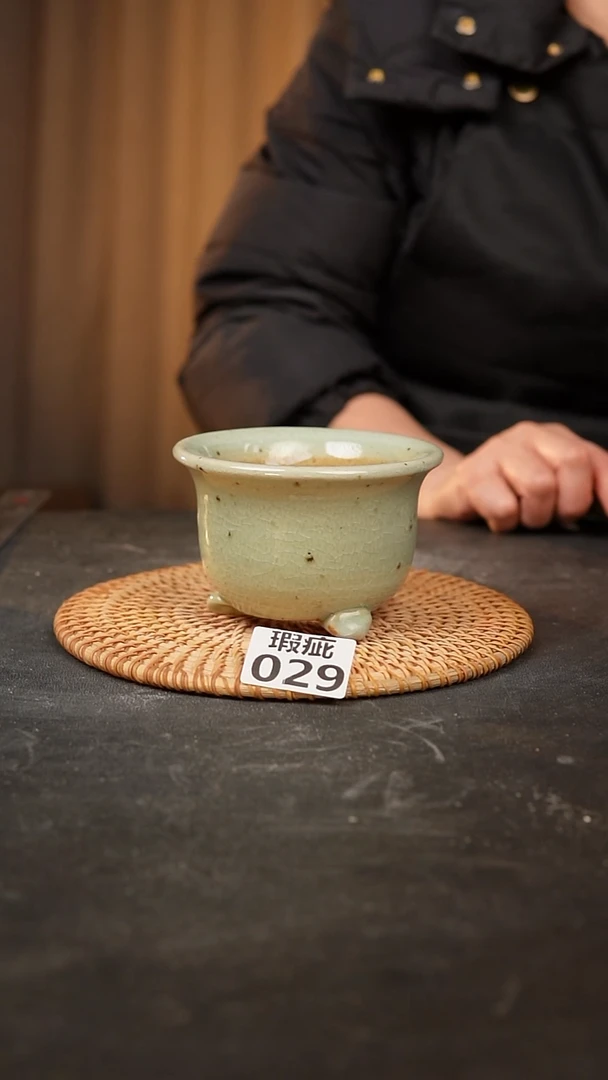 【闪购商品】瓷片029泥泥手工花盆口7.8