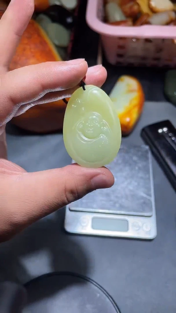 和田玉（糖玉）未镶嵌挂件YL-LL-5.27-131
