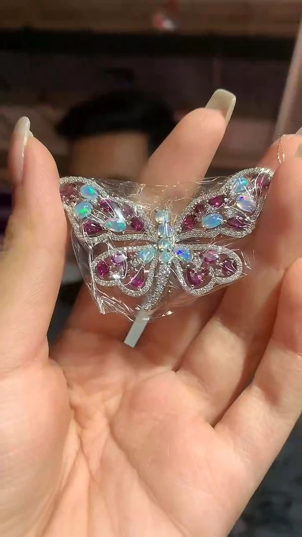 银S925镶嵌欧泊颈饰【宝石世家严选】