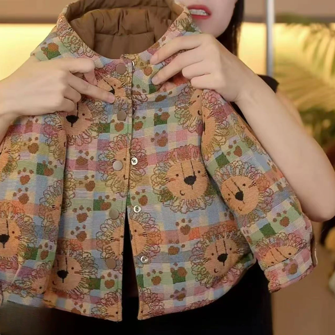 K150儿童两面穿棉服外套