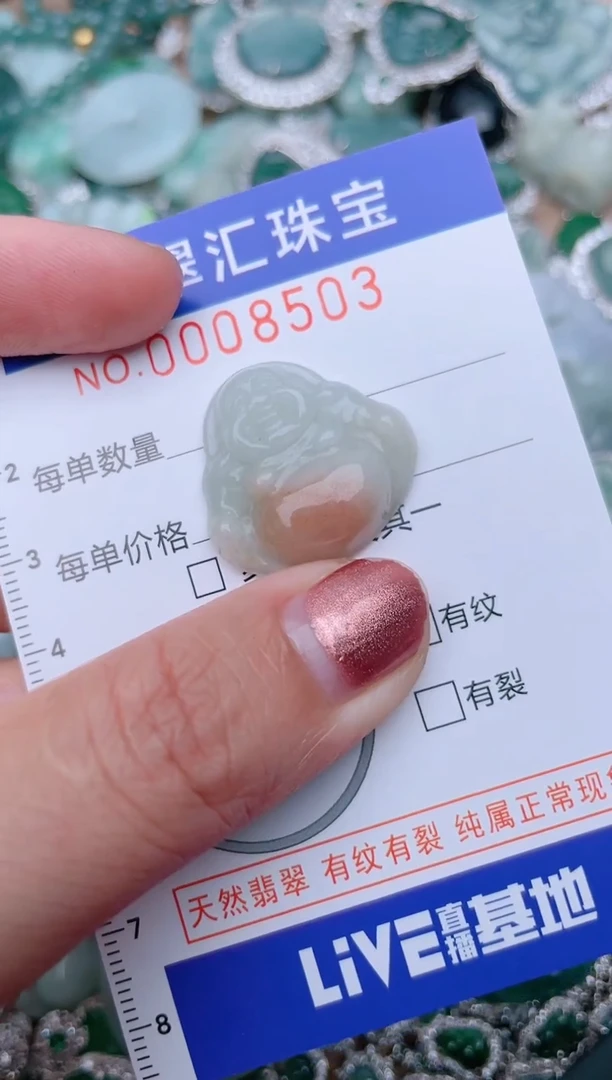翡翠未镶嵌颈饰8503.....1