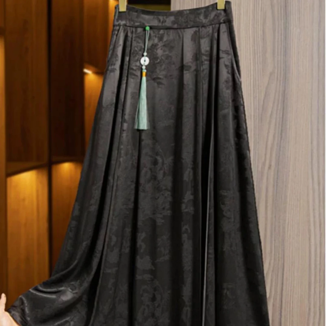 Q 260复古中国风显瘦休闲春秋款马面裙