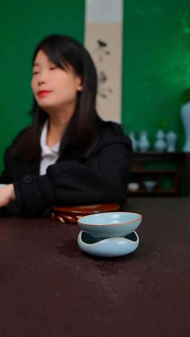 天青铜口茶漏不完美 简装