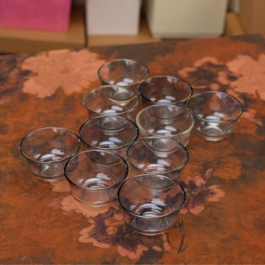 玻璃小客杯十只一组 T103