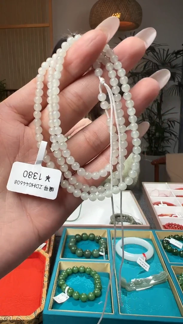 和田玉未镶嵌颈饰项链  ZDH  卡4