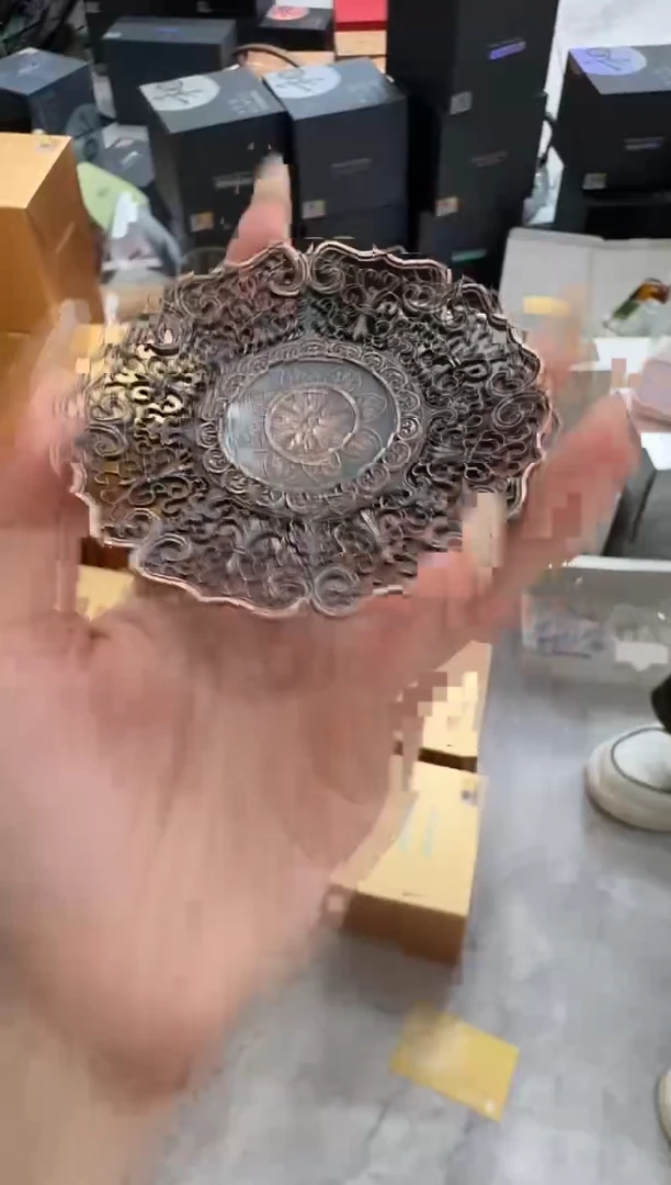 @@禾器铜合金莲花杯垫