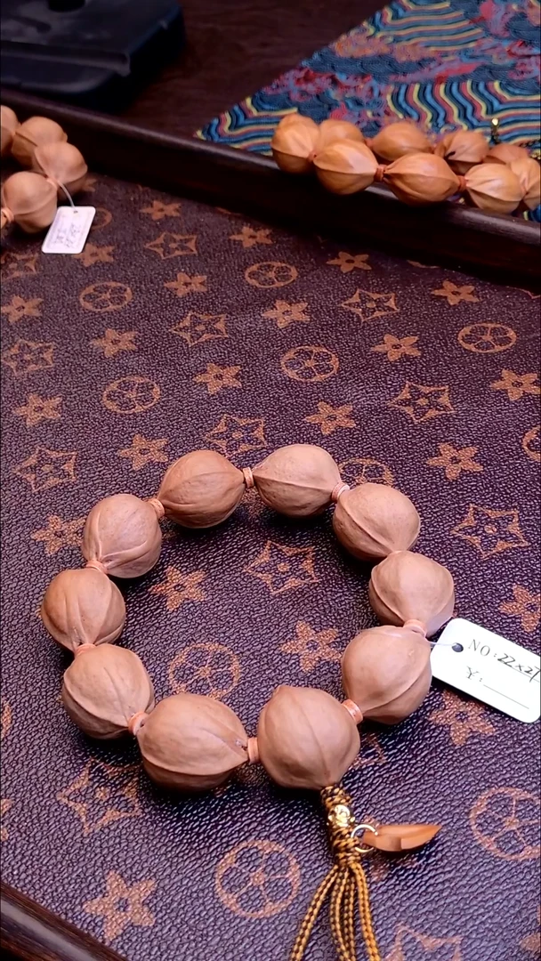 手串橄榄核2227精挑梅林铁核三花头货-带配套盘玩工具