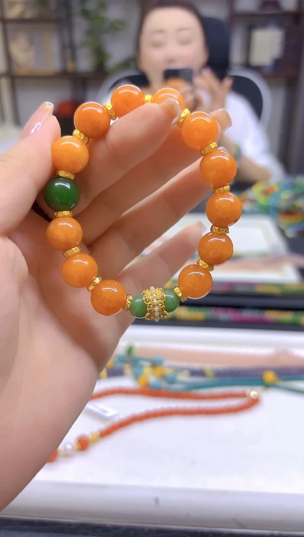 未镶嵌手链翡翠DIY款E785